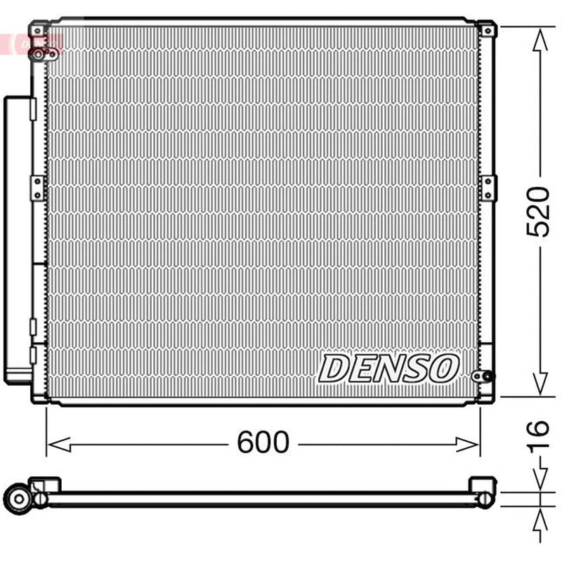 Denso Air Conditioning Condenser DCN50051