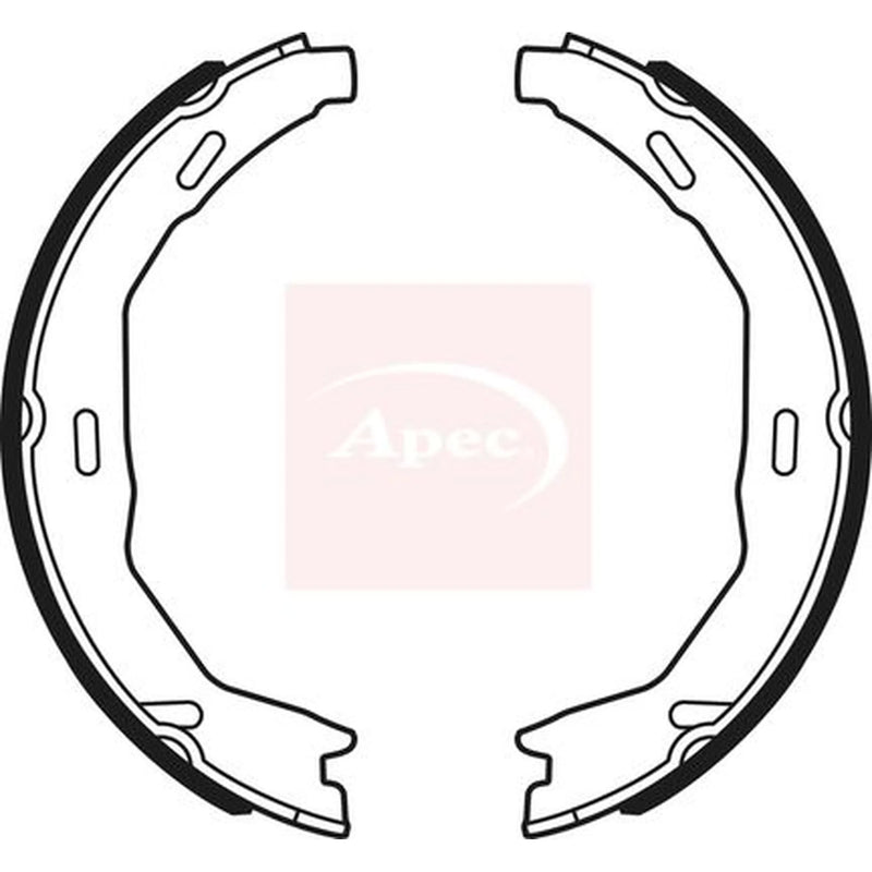 Apec Parking Brake Shoe Set SHU725