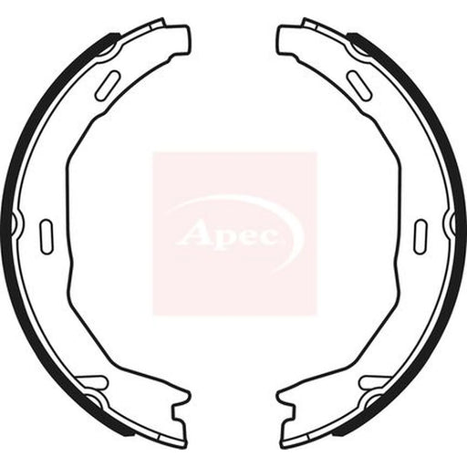 Apec Parking Brake Shoe Set SHU725
