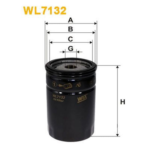 WIX Engine Oil Filter WL7132