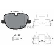 Textar Rear Brake Pad Set 2508501