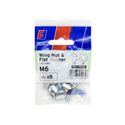 ForgeFix Wing Nut & Washer M6 ForgePack 8 - FPKWNW6
