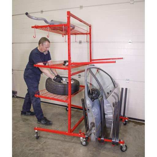 Sealey Parts Cart with Panel Train MK75 Sealey  - Town Parts