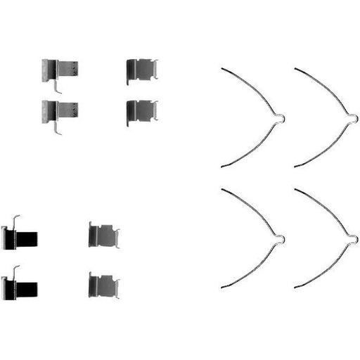 Textar Brake Pad Accessory Fitting Kit Front 82052900