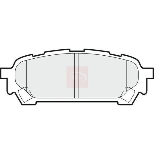 Apec Rear Brake Pad Set PAD1512