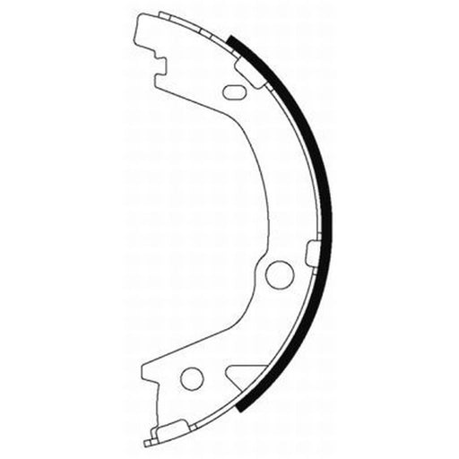 Mintex Parking Brake Shoe Set MFR655