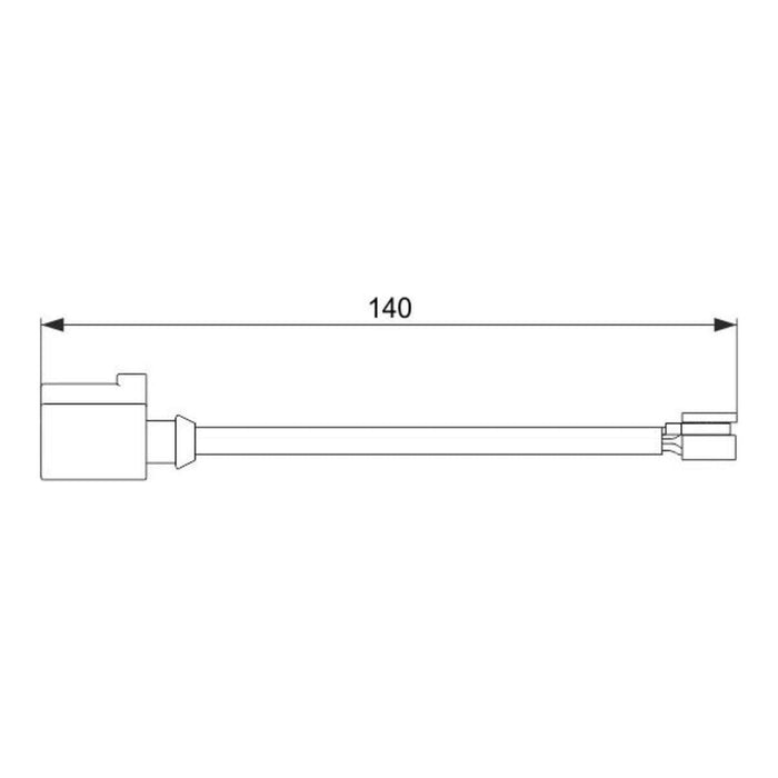 Bosch Wear Sensor F.Brake Pad Fits Vw Touareg Tdi Bluemotion - 3.0 - 14-18 19874 Bosch  - Town Parts