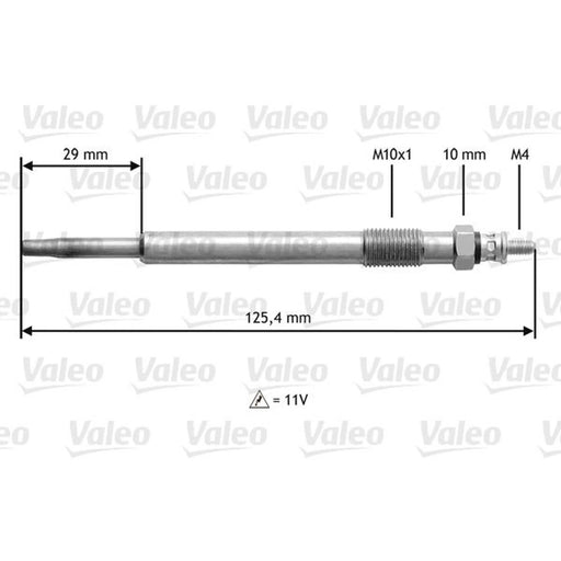 Valeo Diesel Engine Glow Plug 345168