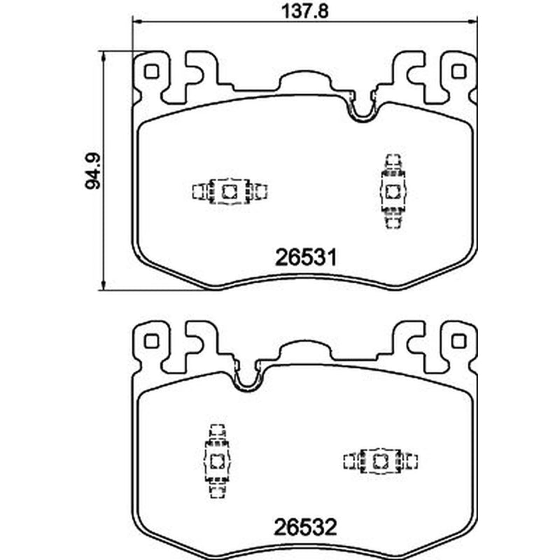 Mintex Front Brake Pad Set MDB3350