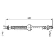 Bosch Brake Hydraulic Hose Line Front 1 987 476 597