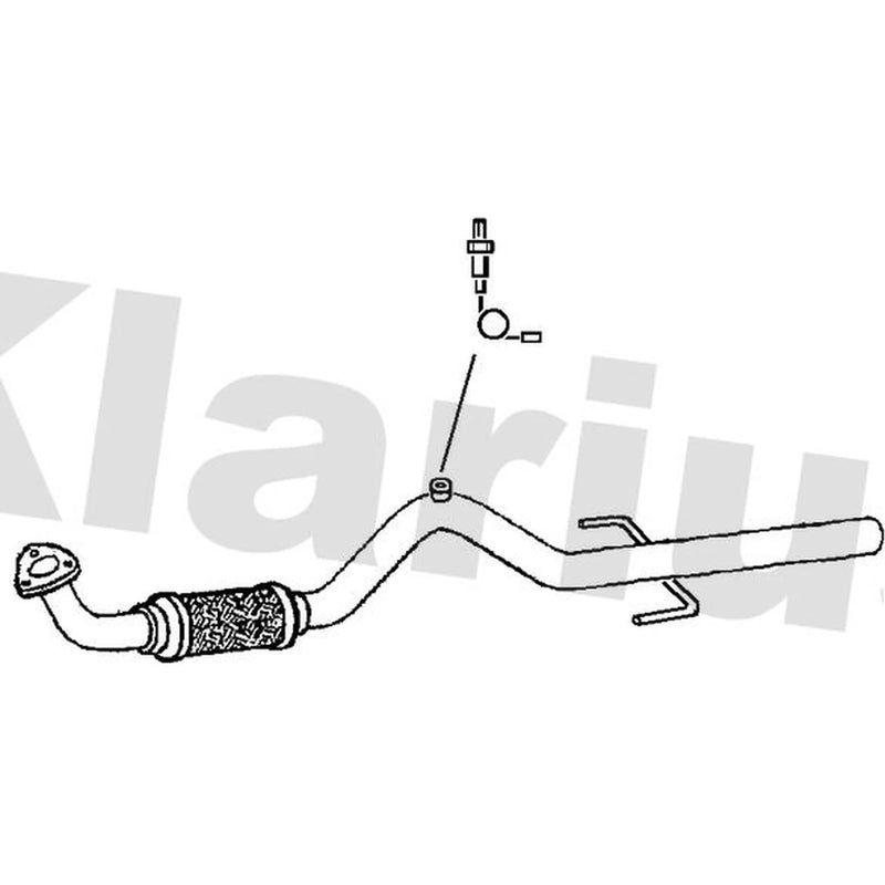 Klarius Exhaust Pipe OD GM634V