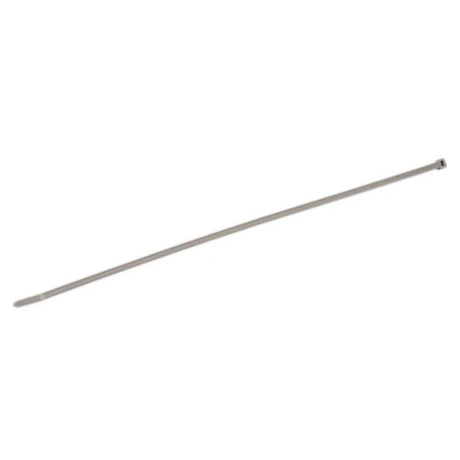 Connect Hellermann Silver Cable Tie 390mm x 4.6mm T50L 100pc - CPL