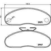 Mintex Front Brake Pad Set MDB1721