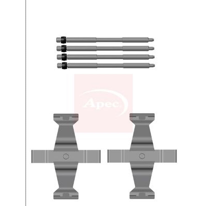 Apec Brake Pad Accessory Fitting Kit Front KIT1566