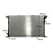 Mahle Engine Radiator CR 1026 000P