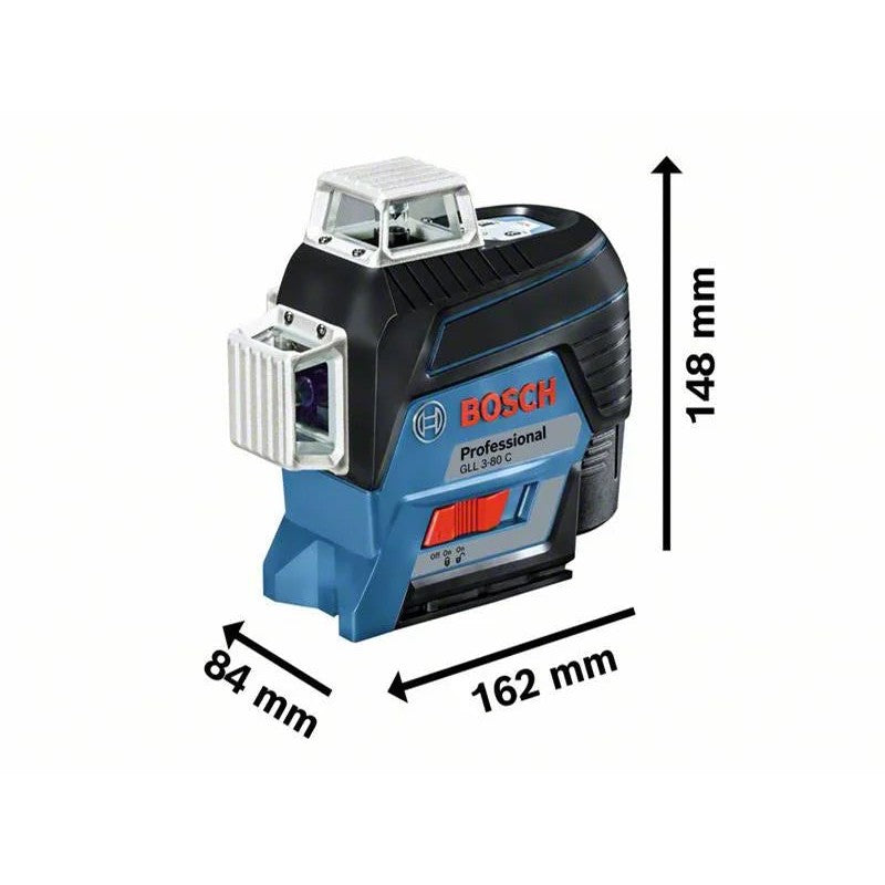 Bosch GLL 3-80 C Professional 360° Line Laser + BM 1 Professional Universal