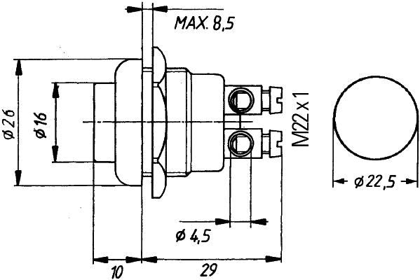Hella 6JF 001 571-171 Ignition Switch