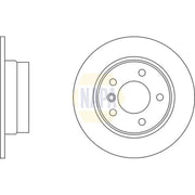NAPA 2 x Solid Rear Brake Discs NBD5344