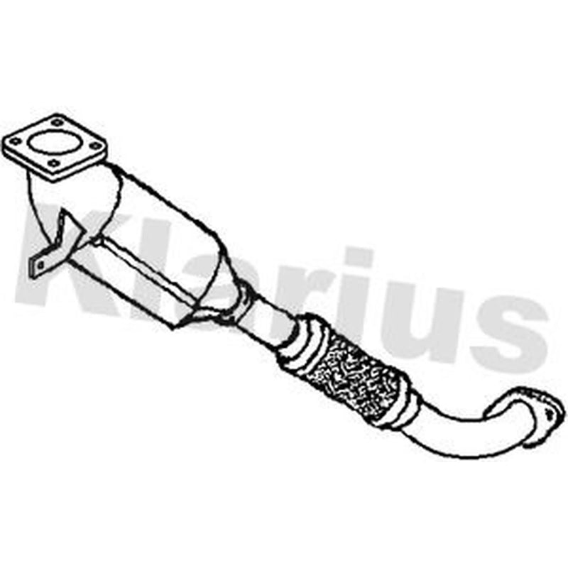 Klarius Catalyst Type Approved With Pipe Front 321754