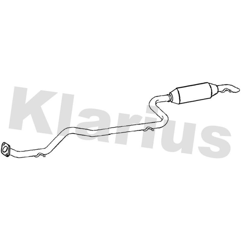 Klarius Box With Tail Pipe Rear TY763P