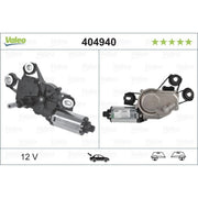 Valeo Front/Rear Wiper Motor Left Rear 404940