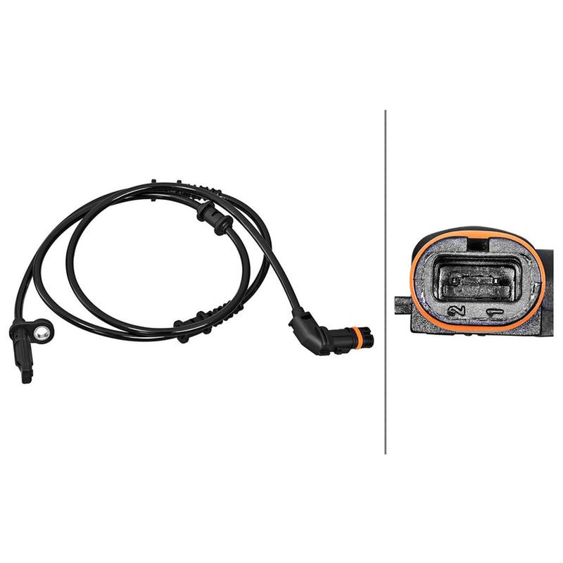 Hella ABS Wheel Speed Sensor Front 6PU 358 217-151