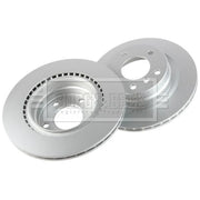Borg & Beck 2 x Vented Rear Brake Discs BBD4467