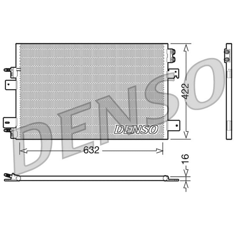 Denso Air Conditioning Condenser DCN06007