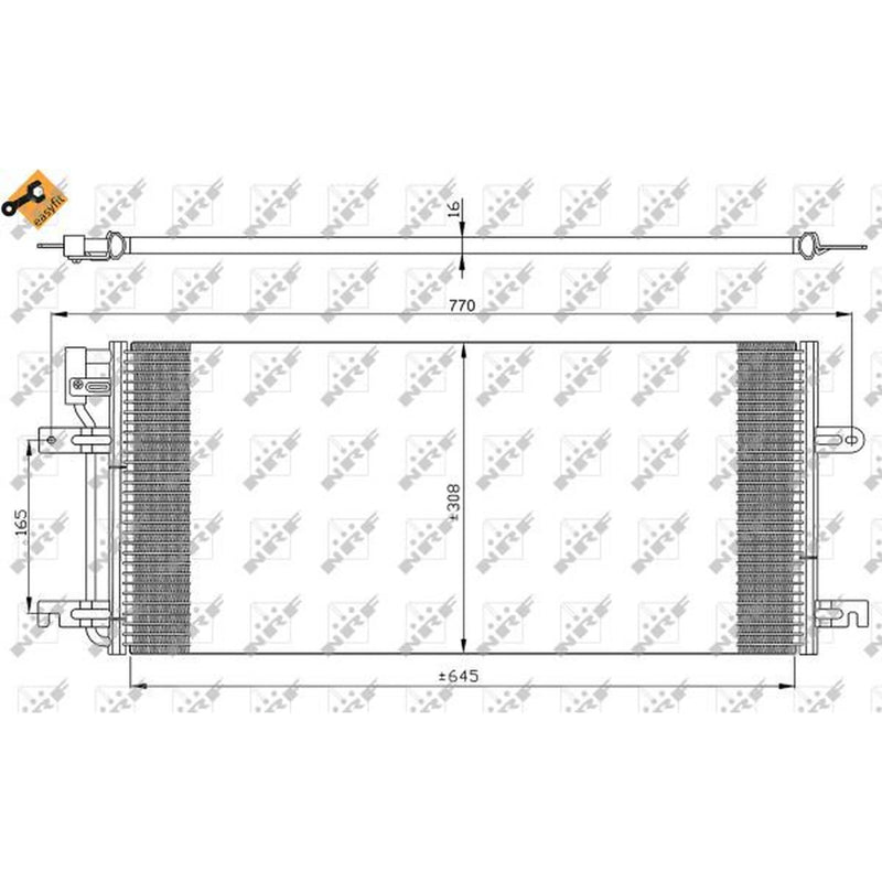 NRF Air Conditioning Condenser 35316