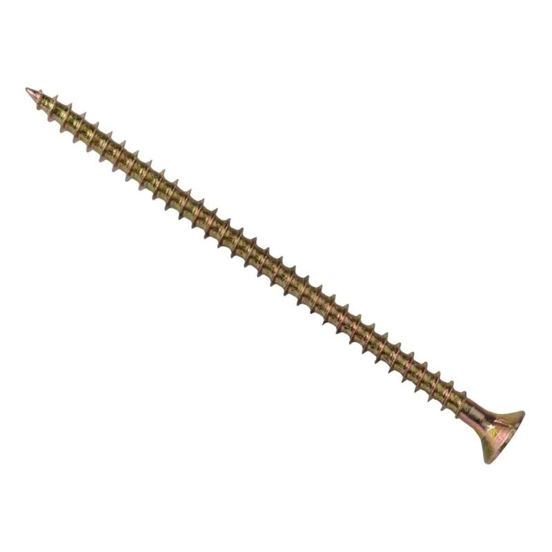 ForgeFix Multi-Purpose Pozi Compatible Screw CSK ST ZYP 5.0 x Box 100 60-120mm