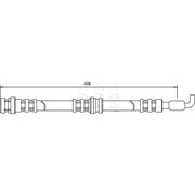 Apec Brake Hydraulic Hose Line Rear HOS3218