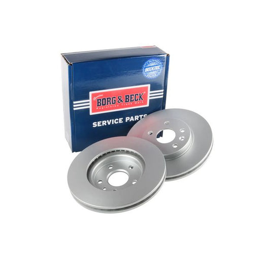 Borg & Beck 2 x Vented Front Brake Discs BBD5544