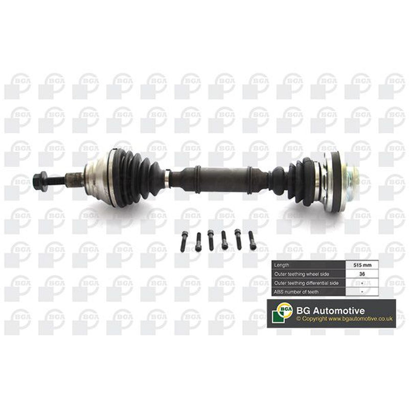 BGA CV Drive Shaft Driveshaft Front Left DS9631L