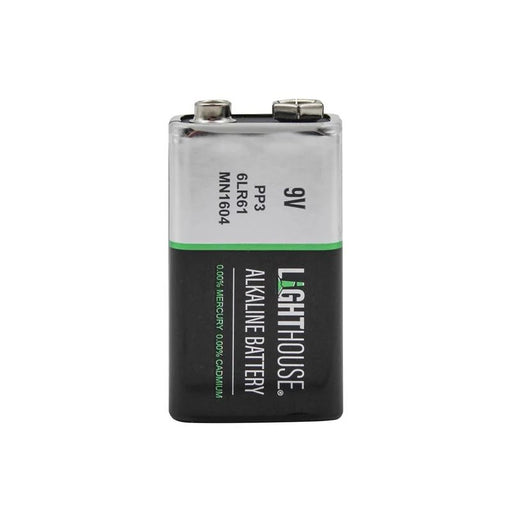 Lighthouse 9V LR61 Alkaline Battery 1100 mAh (Single Pack) - 6LR61