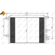 NRF Air Conditioning Condenser 35590