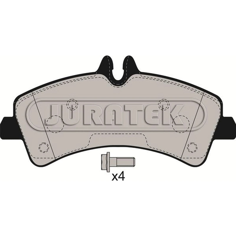 Juratek Rear Brake Pad Set JCP124