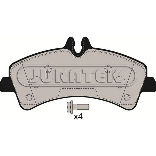 Juratek Rear Brake Pad Set JCP124