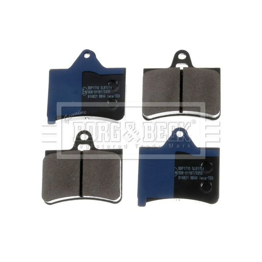 Borg & Beck 4 x Rear Brake Pad Set BBP1710