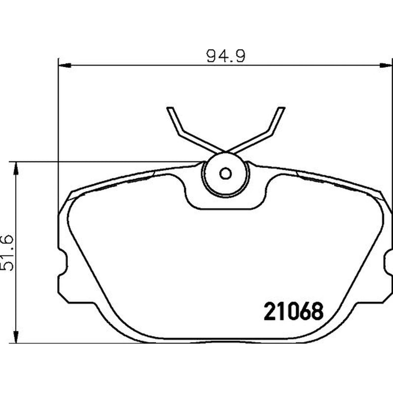 DON Front Brake Pad Set PCP1538