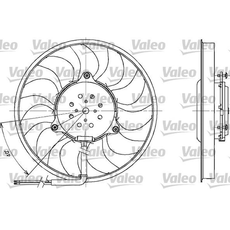 Valeo Engine Cooling Fan 698611