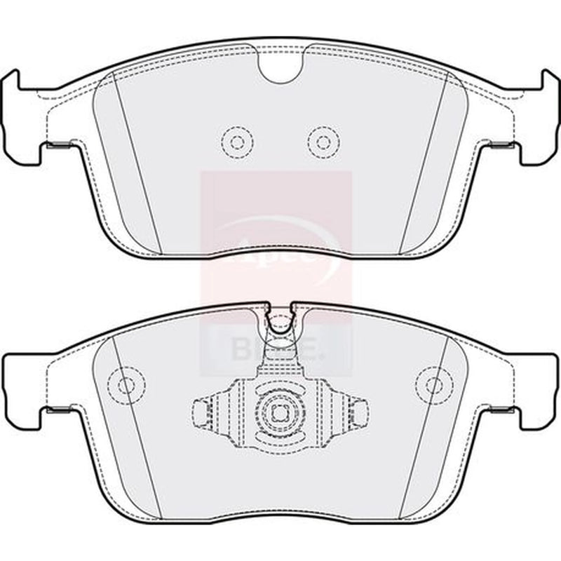 Apec Front Brake Pad Set PD3784