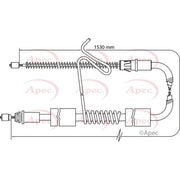 Apec Handbrake Cable Left Rear CAB1177