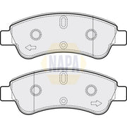 NAPA Front Brake Pad Set NBP1577