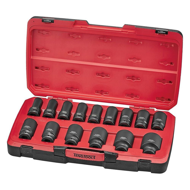 Teng Tools Impact Socket Set MECCA PRO 3/4" Drive 17 Pieces