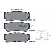 Textar Rear Brake Pad Set 2448801