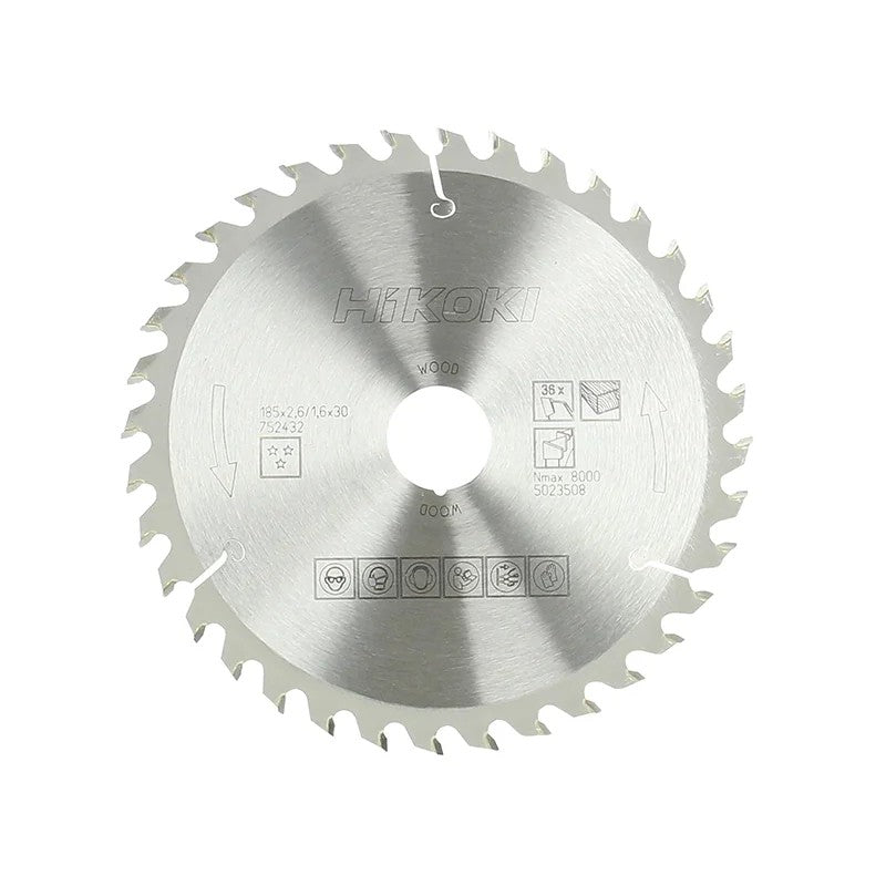 HiKOKI Circular Saw Blade 185 x 30mm x 36T - 752432