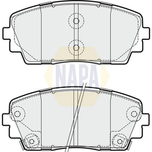 NAPA Front Brake Pad Set NBP1273