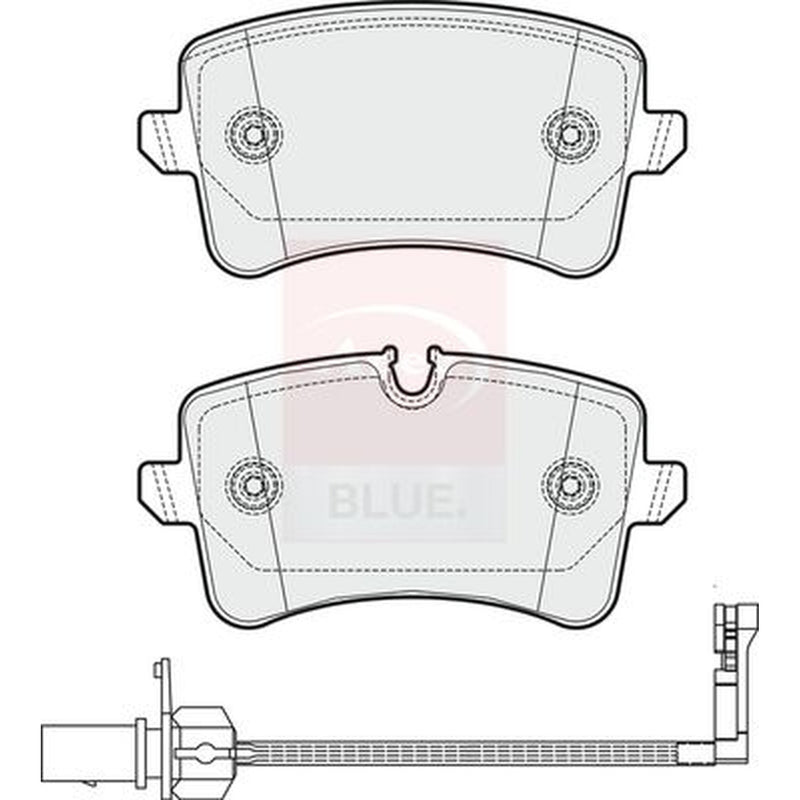 Apec Rear Brake Pad Set PD3350