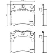 DON Front Brake Pad Set PCP1667
