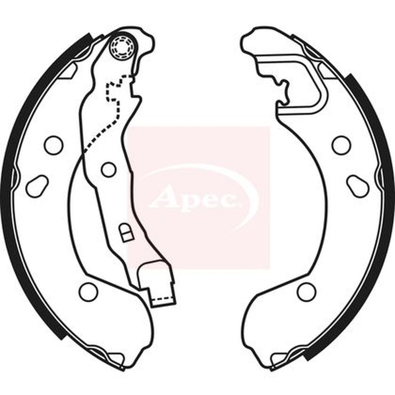 Apec Brake Shoe Set Axle Kit SHU653